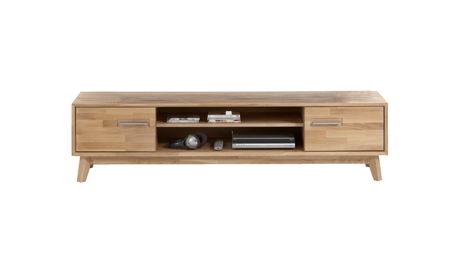 Kawoo Medien Lowboard Fernsehschrank Numero Uno Bianco Geolte