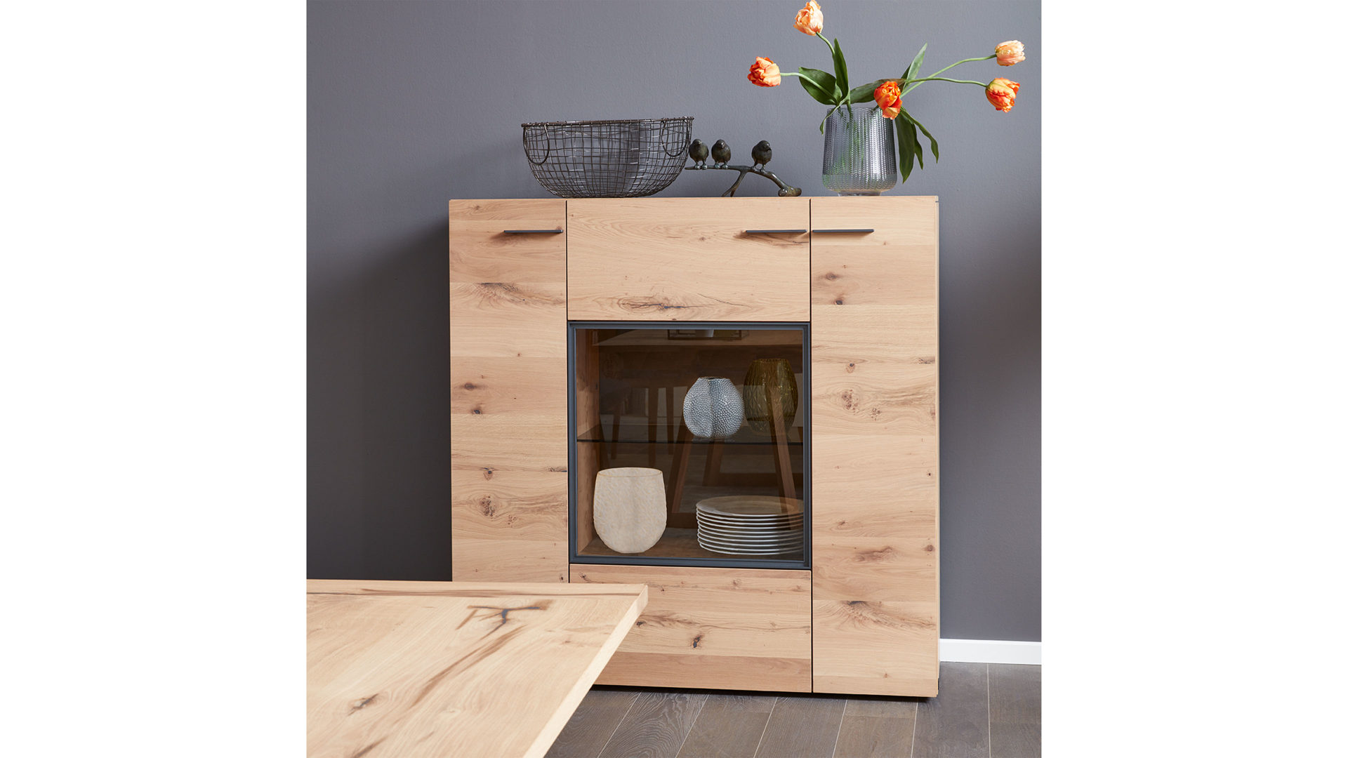 Interliving Wohnzimmer Serie 2004 – Highboard, Wildeiche ... Interliving Wohnzimmer Serie 2004 – Highboard, Wildeiche ...