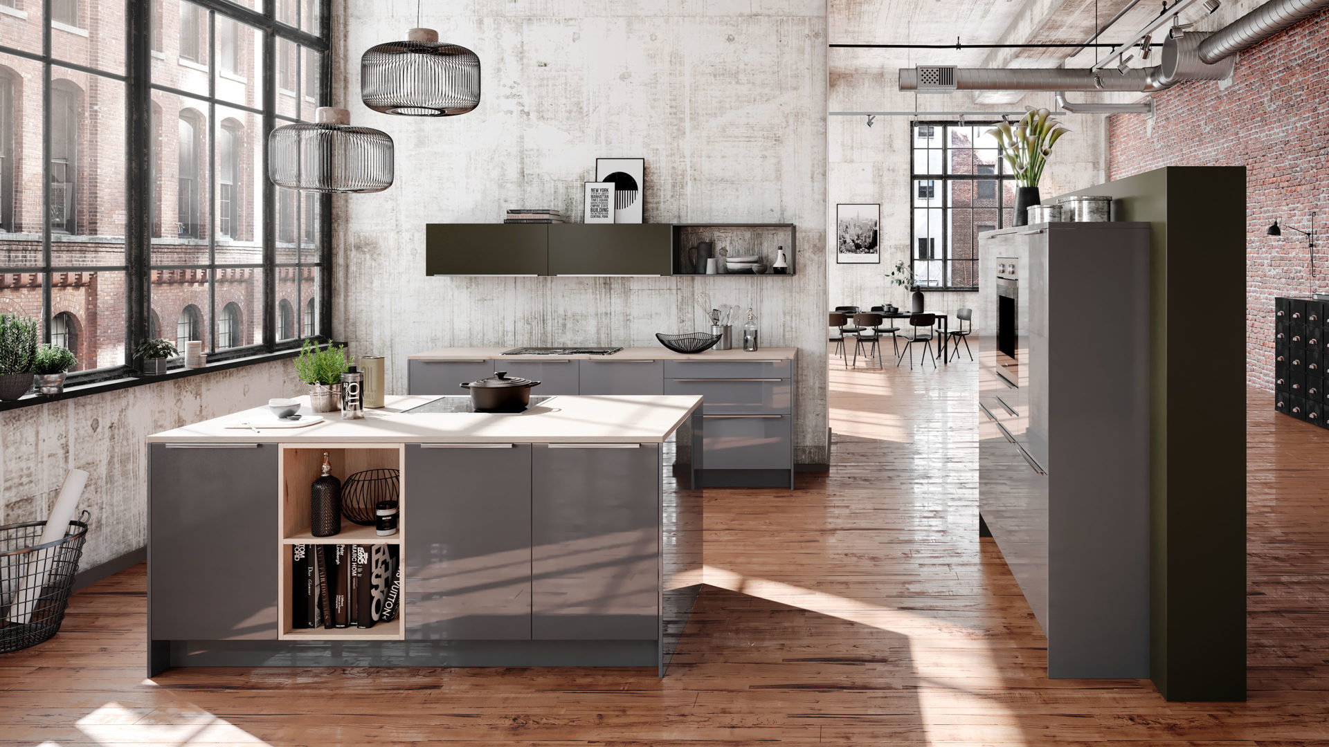 Graue Kuche Arbeitsplatte Holz Caseconrad Com