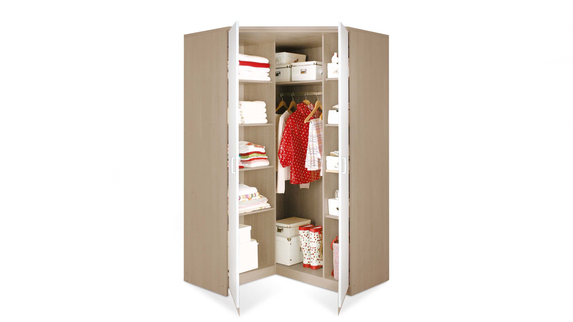 Rauch Packs Eckschrank Ein Kleiderschrank Mit Stauraum Sonoma