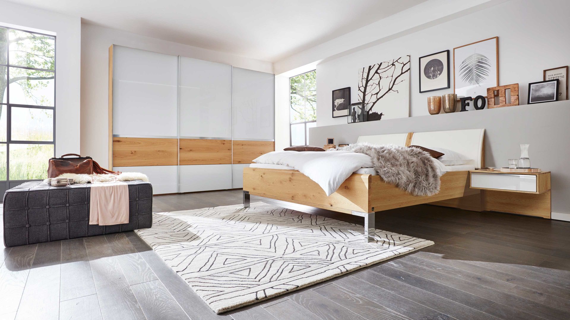 Schlafzimmer Weiss Eiche Inspiration Milt S Dekor