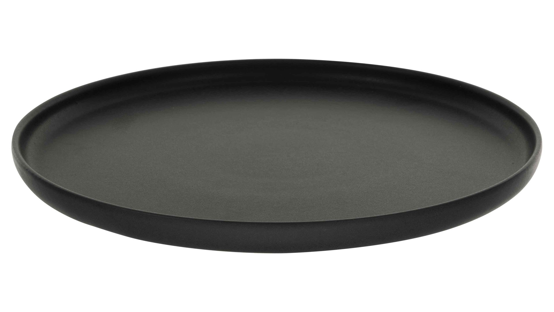 CREATABLE Uno – Gourmetplatte, schwarzes Steinzeug – Durchmesser ca. 33 cm,  Lamstedt, Cuxhaven, Bremerhaven