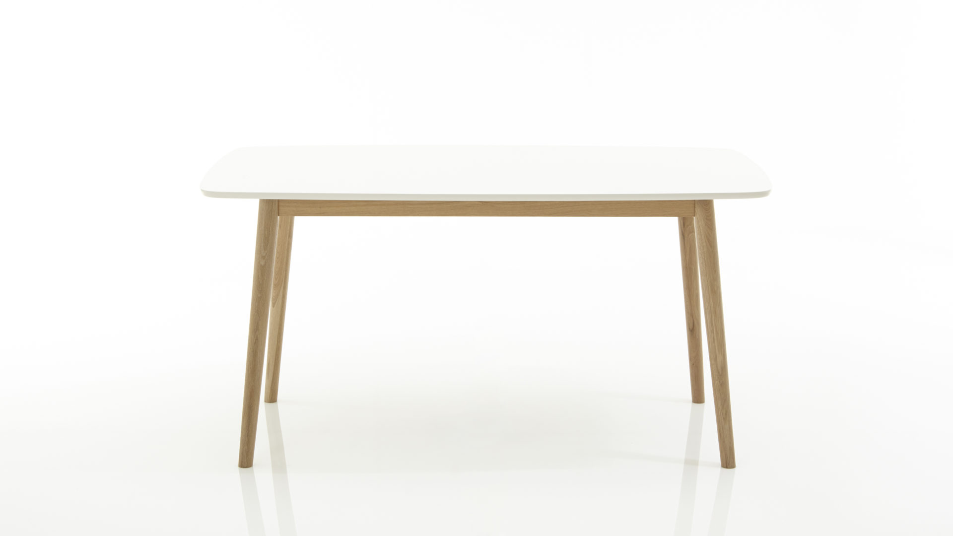 Esstisch Fur Kuche Esszimmer Oder Wohnzimmer Weiss Lackierte Mdf