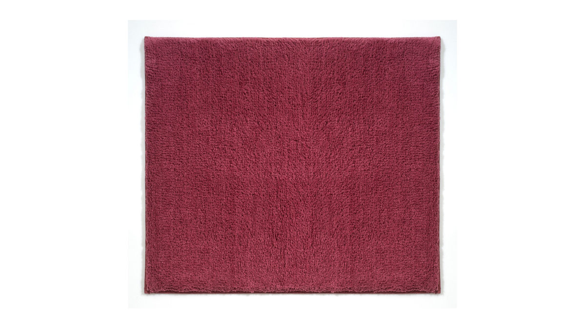 Badematte / Badeteppich Kela | keck & lang aus Baumwolle in Dunkelrot kela Badematte Maja Himbeerrot - ca. 65 x 55 cm