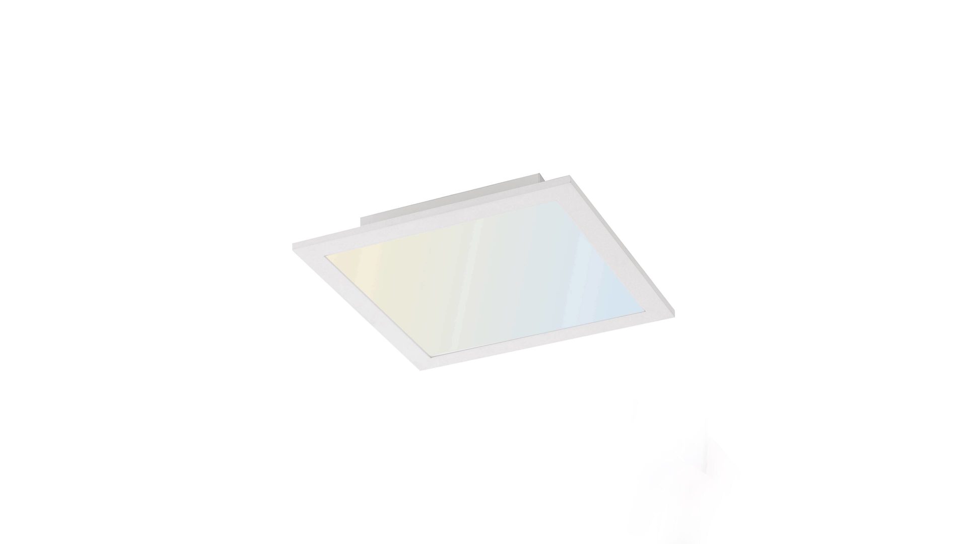 Deckenleuchte Leuchten direkt aus Metall in Weiß LeuchtenDirekt LED-Deckenleuchte Hades weißes Metall & weißer Kunststoff – ca. 30 x 30 cm
