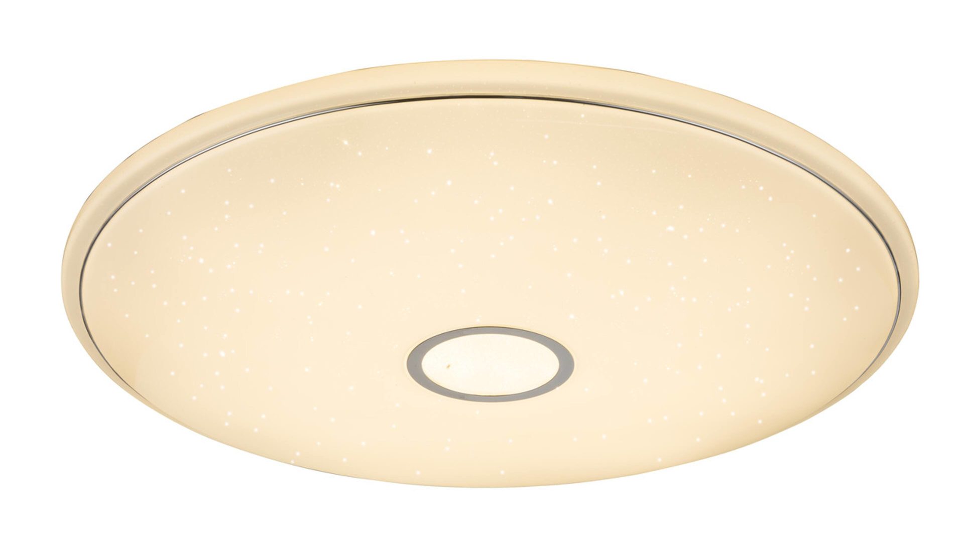 Deckenleuchte Globo lighting aus Kunststoff in Weiß LED-Deckenleuchte Connor opalfarbenes Acrylglas – Durchmesser ca. 70 cm