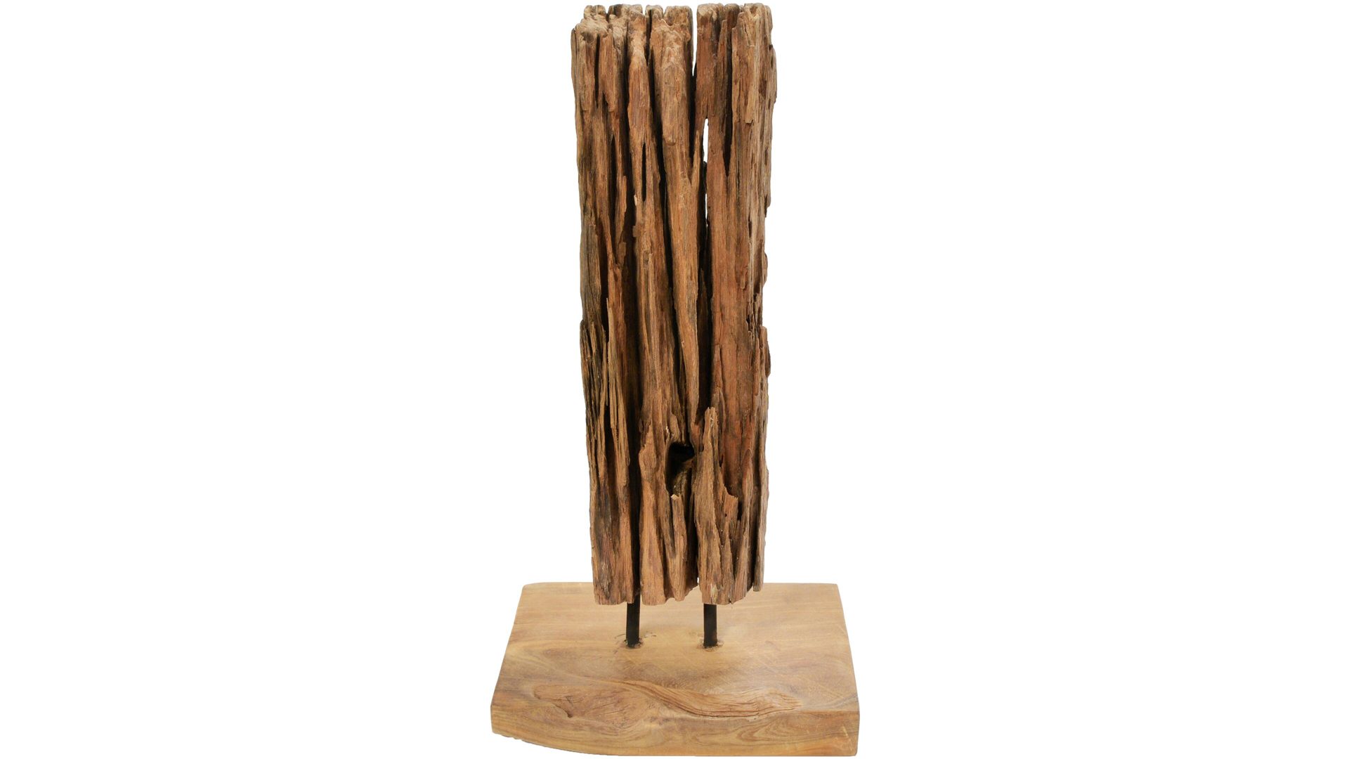 Figur Ploß aus Holz in Holzfarben Ploß® Treibholzfigur Teak-Treibholz – Höhe ca. 72 cm