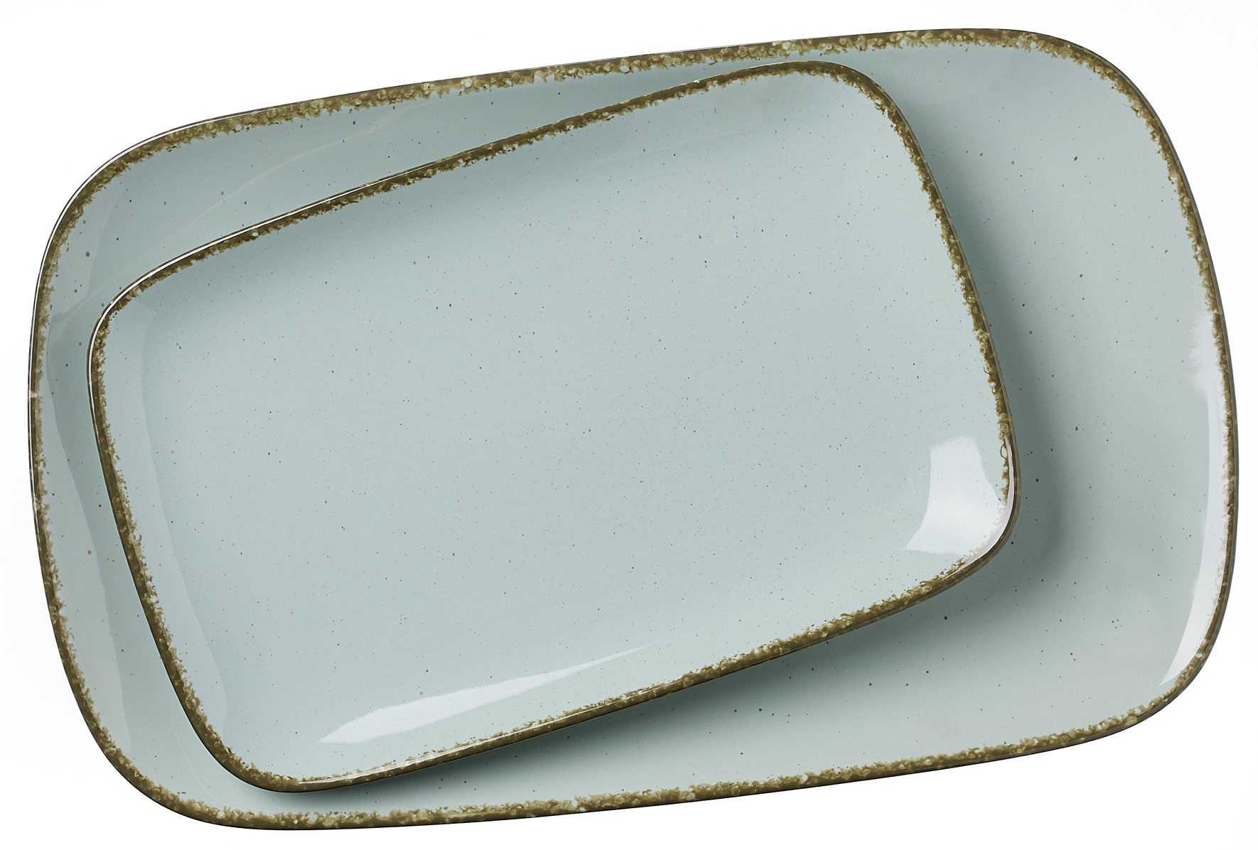 Tafelservice Ritzenhoff & breker aus Porzellan in Blau Servierplatten Casa blaues Porzellan - 2-teilig, Platten