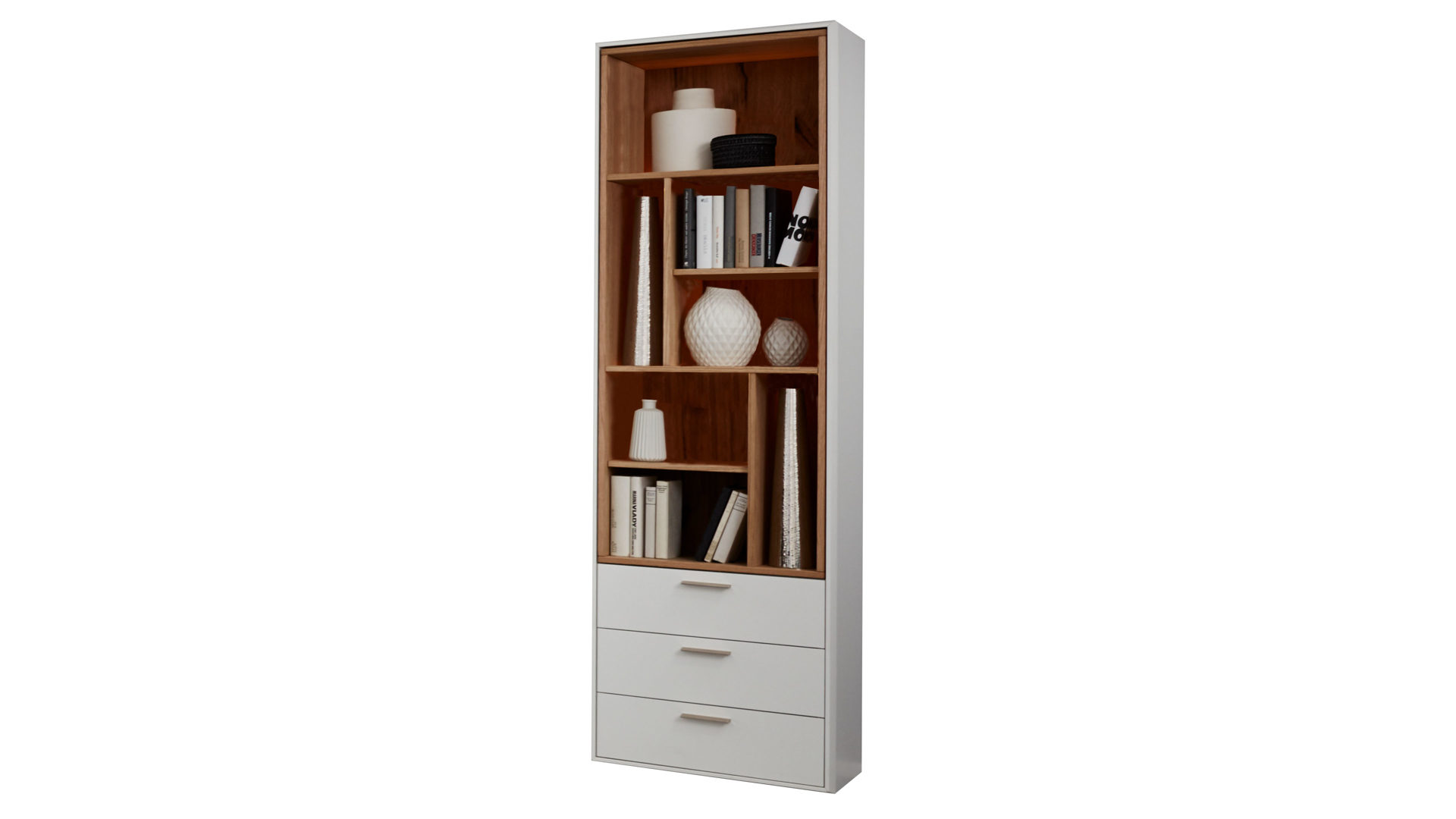 Interliving Wohnzimmer Serie 4 - Design-Regal mit Schubladen 4