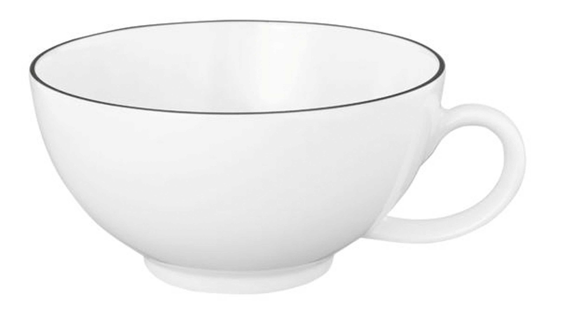 Teetasse Seltmann aus Porzellan in Weiß Seltmann Lido – Teetasse weißes Porzellan – ca. 140 ml