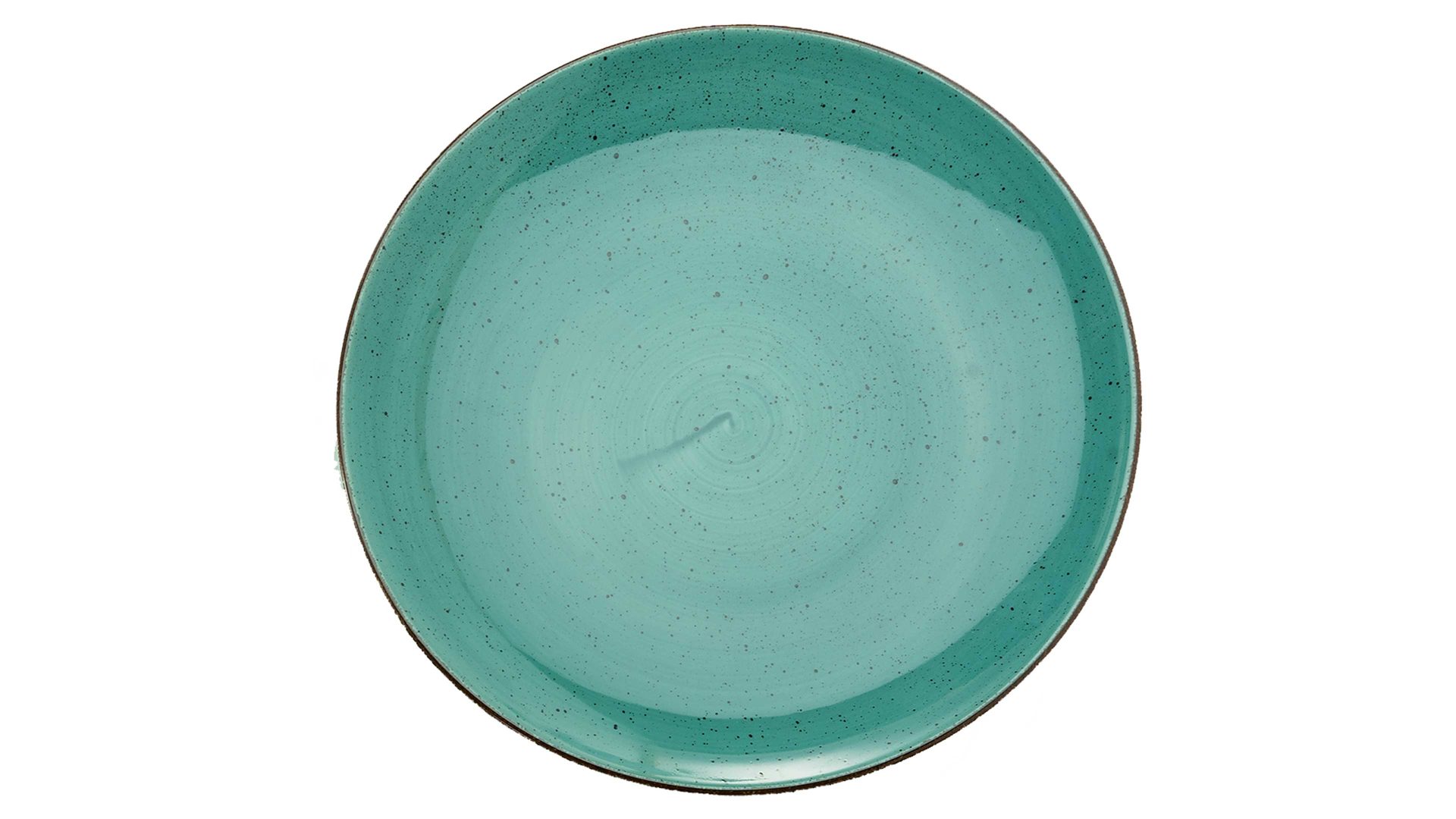 Essteller Creatable aus Porzellan in Grün CREATABLE Vintage Nature – Essteller grünes Porzellan – Durchmesser ca. 25 cm