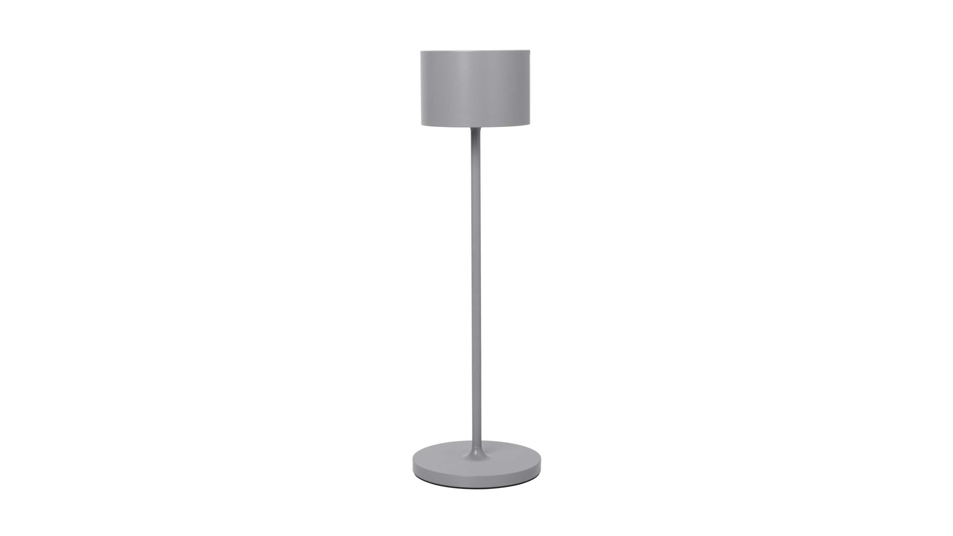 Stehleuchte Blomus aus Metall in Grau blomus mobile LED-Stehleuchte Farol graues Aluminium – Höhe ca. 110 cm