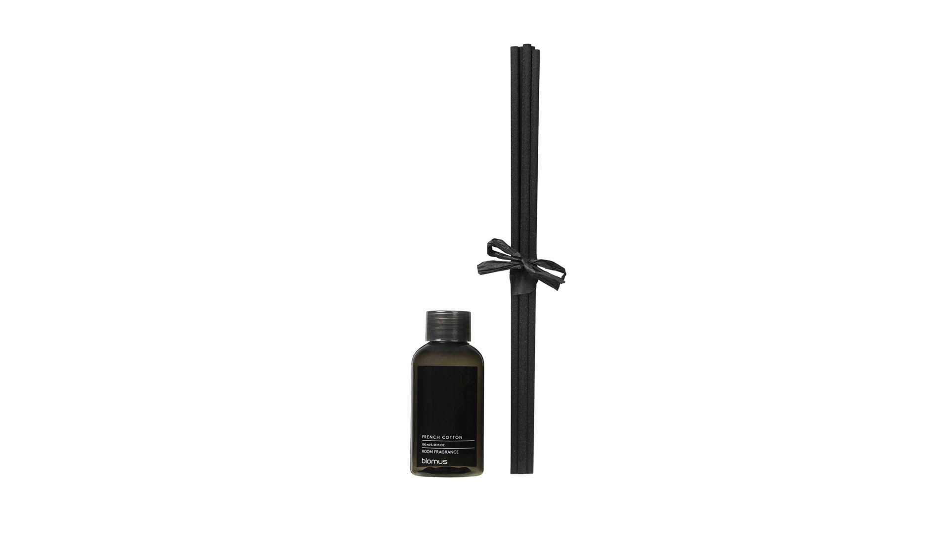 Wohnaccessoire Blomus aus Kunststoff in Schwarz blomus Raumduft Nachfüll-Set Fraga Duftnuance French Cotton & schwarzes Glas – ca. 100 ml