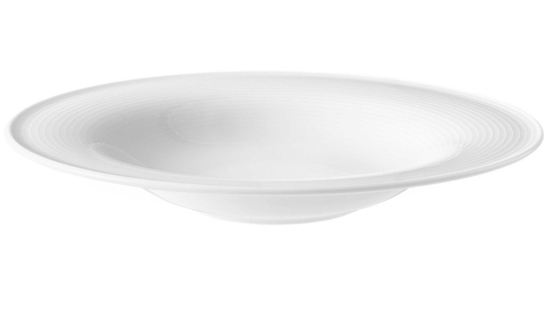 Teller Seltmann aus Porzellan in Weiß Seltmann Geschirrserie Beat 3 – Pastateller weißes Porzellan – Durchmesser ca. 27 cm