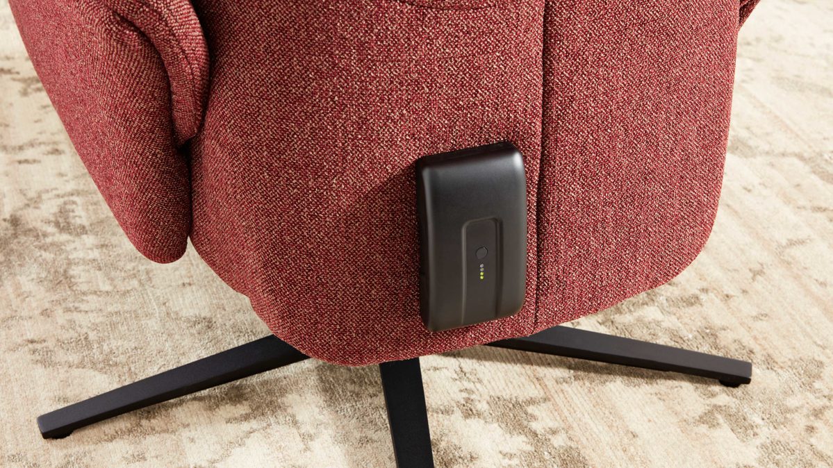 Akku Interliving aus Metall in Anthrazit Interliving Sessel Serie 4560 – Akku 092090Z anthrazitfarben