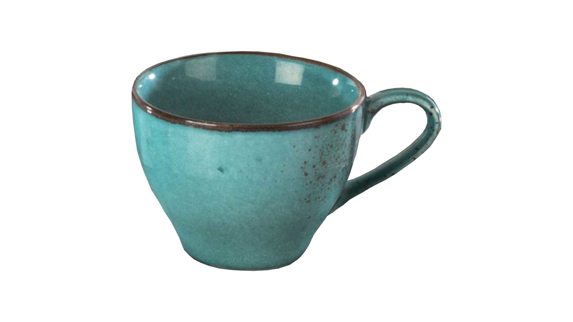 Kaffeetasse Creatable aus Stein in Blau CREATABLE Nature Collection – Kaffeetasse wasserblaues Steinzeug – ca. 200 ml