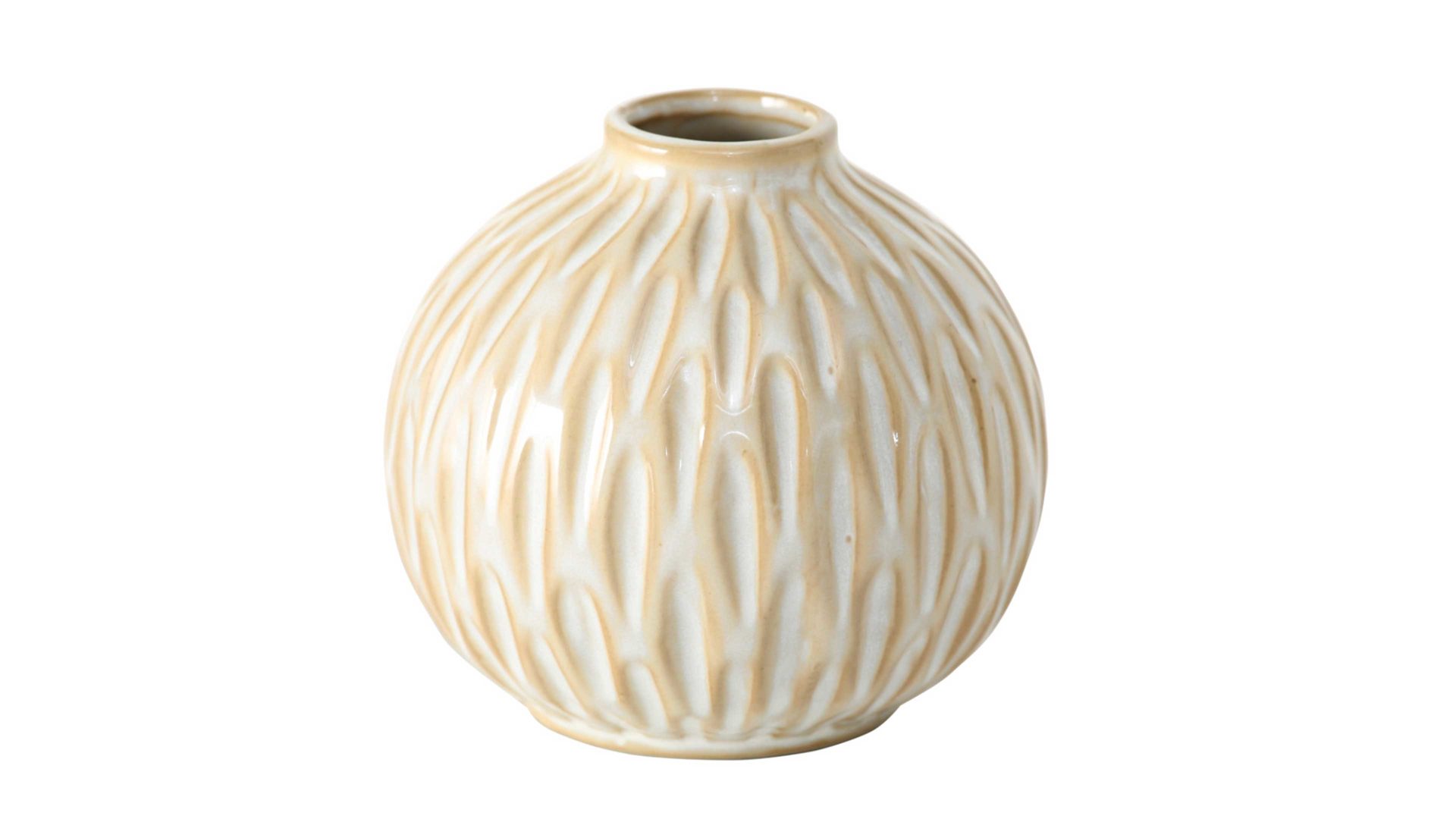 Vase Interliving BEST BUDDYS! aus Porzellan in Beige Interliving BEST BUDDYS! Vase Zalina cremeweißes Porzellan – Höhe ca. 9 cm