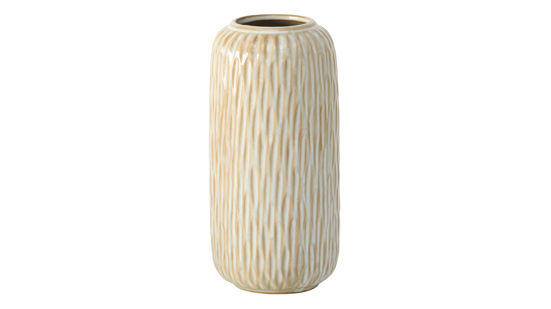 Vase Interliving BEST BUDDYS! aus Keramik in Beige Interliving BEST BUDDYS! Vase Zalina cremeweißes Porzellan – Höhe ca. 19 cm