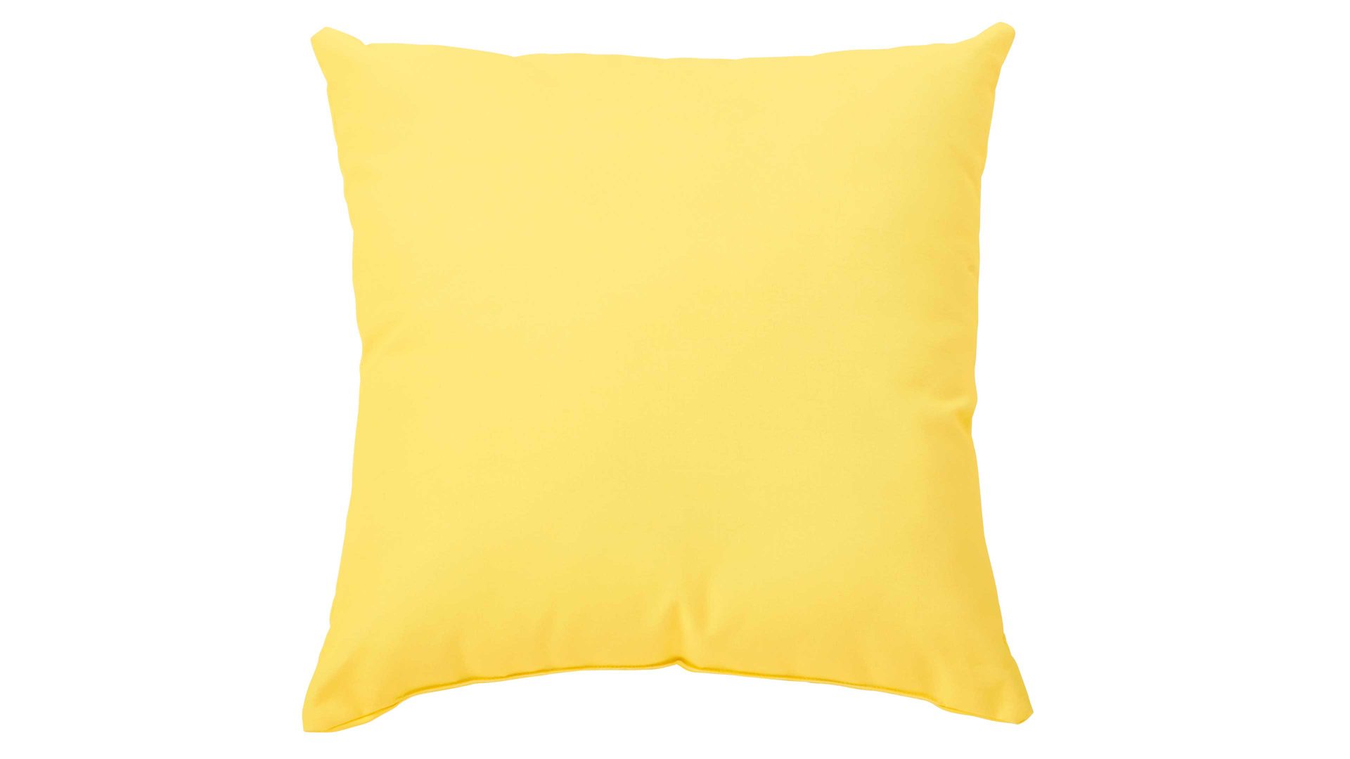 Einzelkissen Interliving BEST BUDDYS! aus Kunstfaser in Gelb Interliving BEST BUDDYS Kissen Cushion Outside lemongelber Olefinbezug – ca. 45 x 45 cm
