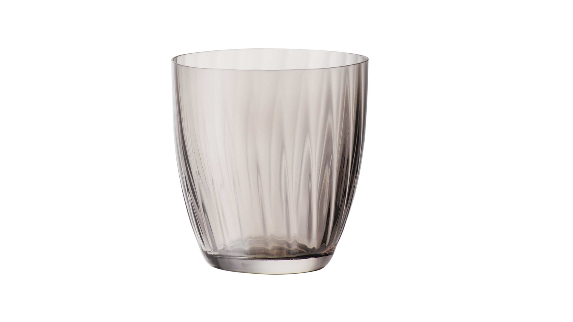 Wasserglas Bohemia cristal aus Glas in Braun BOHEMIA Cristal Wasserglas Georgia rauchbraunes Kristallglas - ca. 260 ml