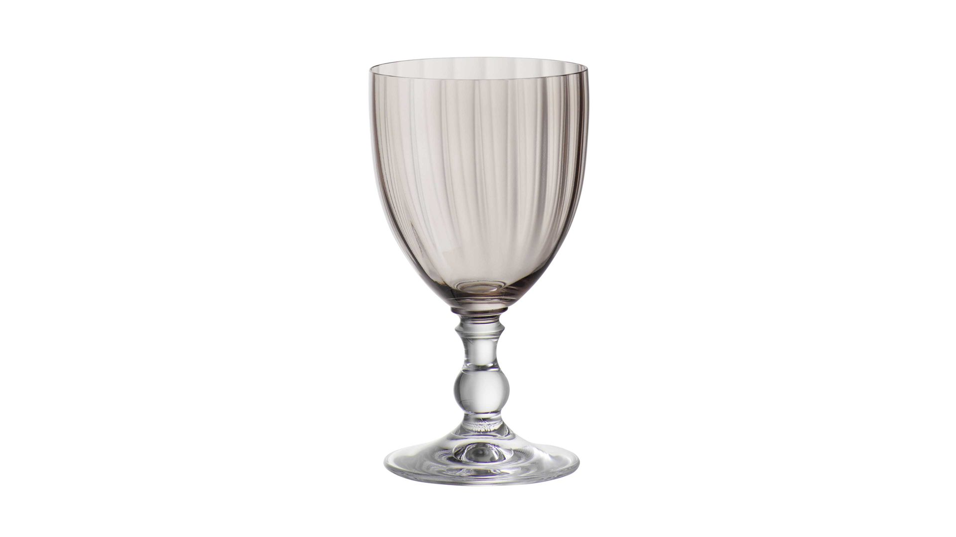 Weißweinglas Bohemia cristal aus Glas in Braun BOHEMIA Cristal Weißweinglas Georgia rauchbraunes Kristallglas - ca. 240 ml