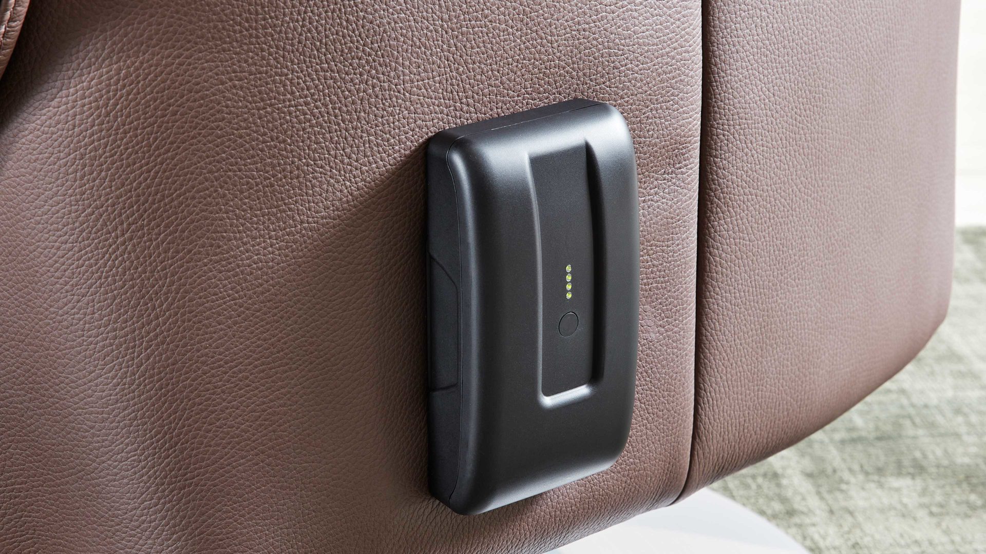 Akku Interliving aus Metall in Schwarz Interliving Sessel Serie 4550 – Akku 0920 90Z Anthrazit