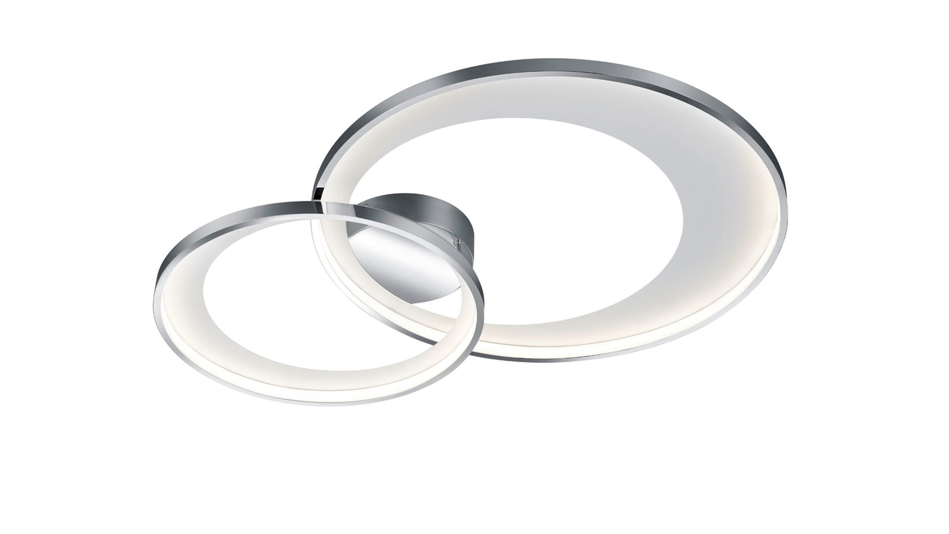 Deckenleuchte Trio leuchten aus Metall in Metallfarben Trio Deckenlampe Granada Chrom – ca. 59 x 43 cm