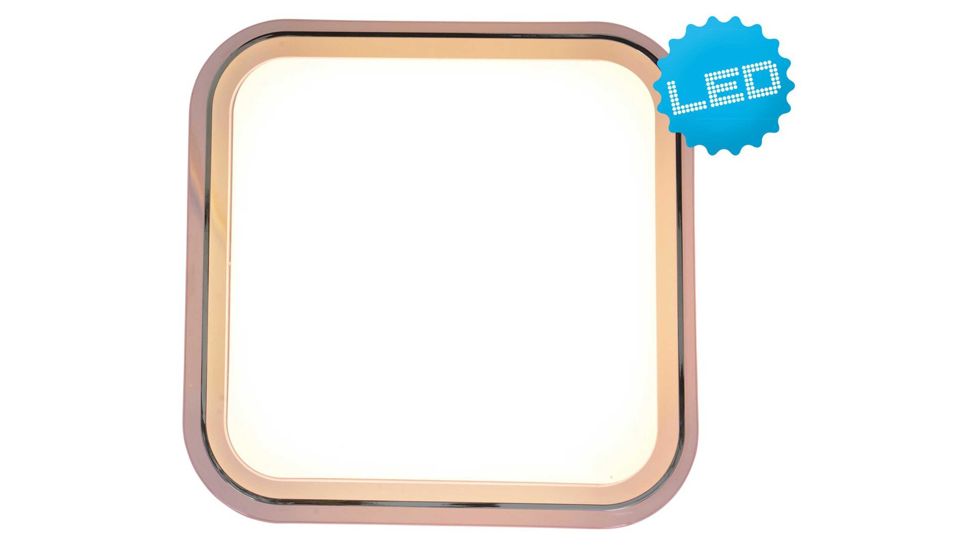 Deckenleuchte Näve aus Kunststoff in Lila näve LED-Deckenleuchte Lucky violetter Kunststoff – ca. 33 x 33 cm