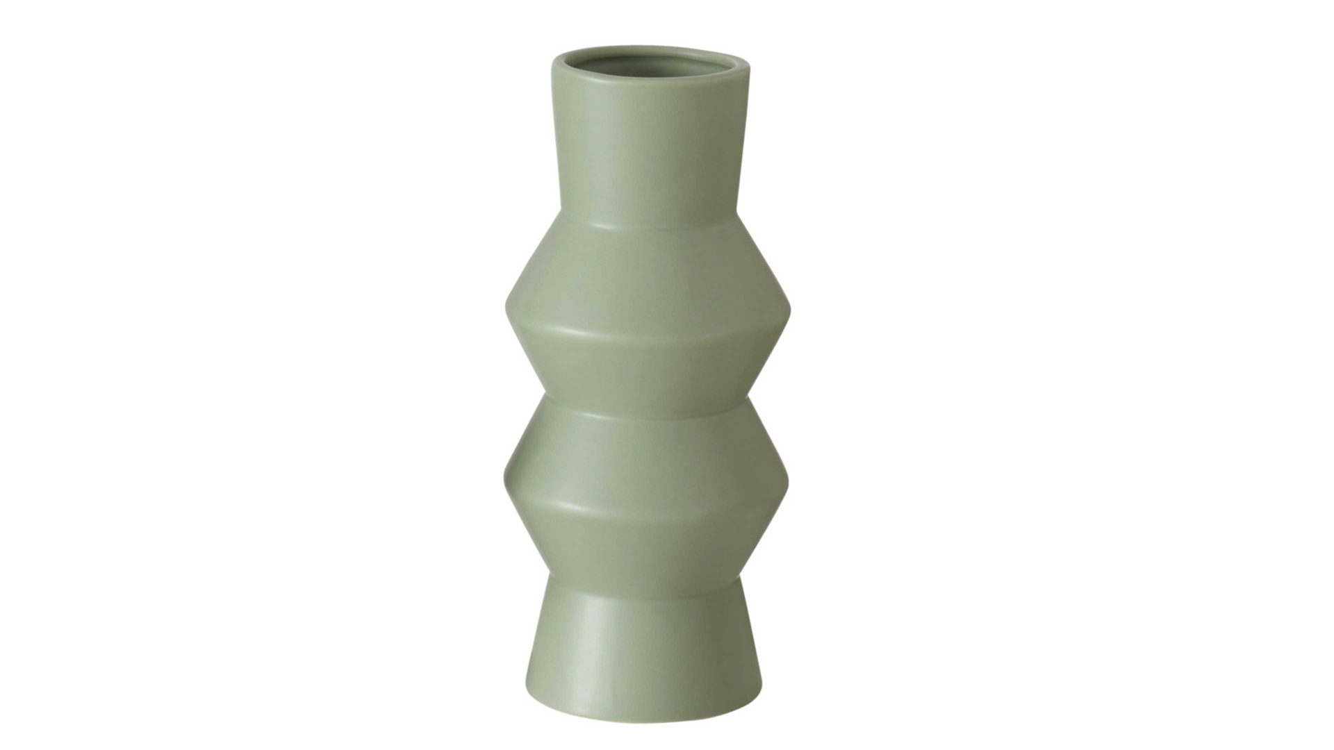 Vase Interliving BEST BUDDYS! aus Keramik in Grün Interliving BEST BUDDYS! Vase Sybil salbeigrünes Steingut - Höhe ca. 30 cm
