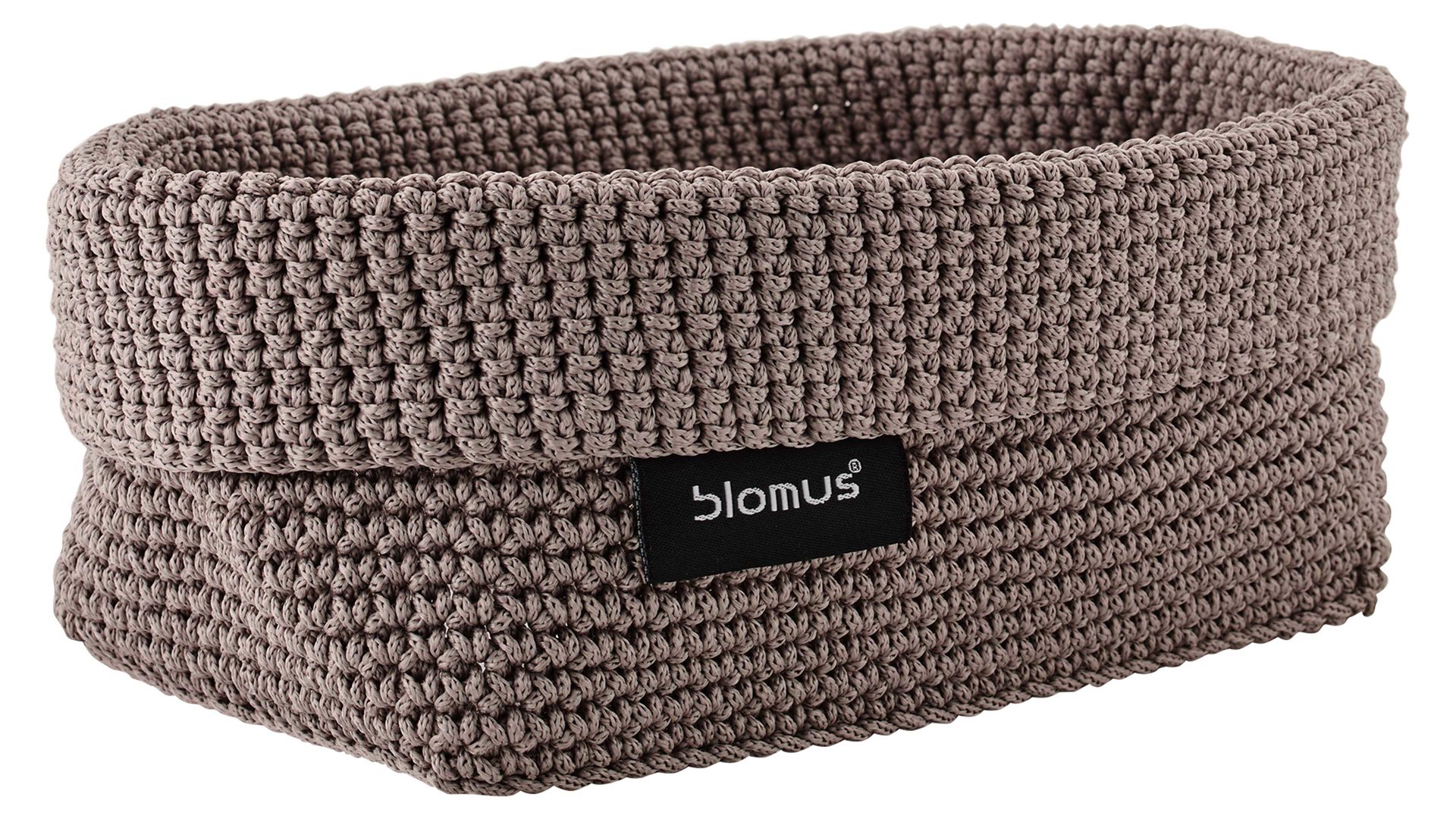 Korb Blomus aus Kunstfaser in Hellbraun blomus Häkelkorb Tela Taupe – ca. 20 x 12 cm