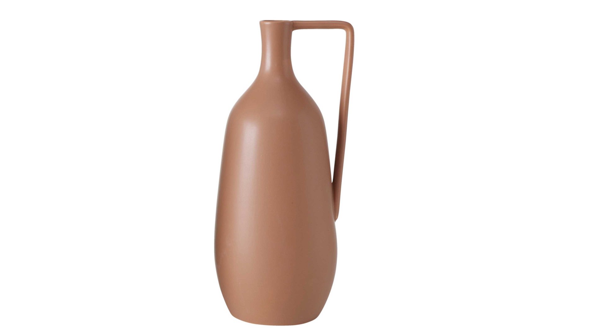 Vase Boltze aus Keramik in Braun Vase Naimo braunes Steingut – Höhe ca. 36 cm