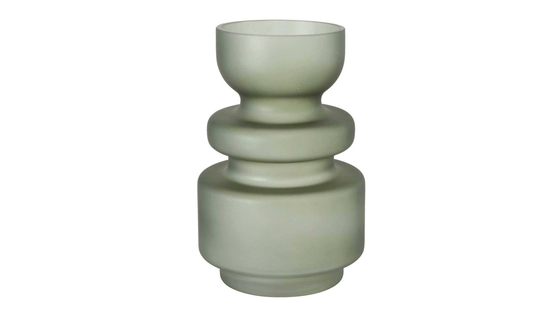 Vase Boltze aus Glas in Dunkelgrün Vase Bodena dunkelgrünes Glas - Höhe ca. 25 cm