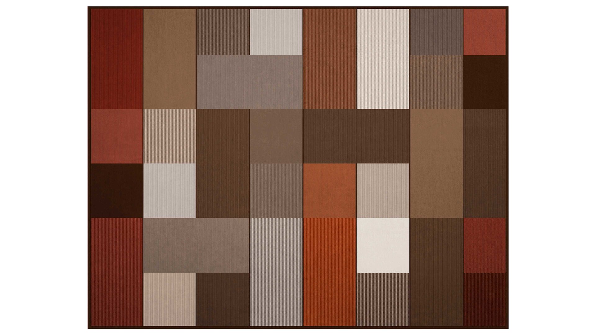 Wohndecke Biederlack aus Naturfaser in Braun biederlack Wohndecke Color Woven Rost & Braun – ca. 220 x 240 cm