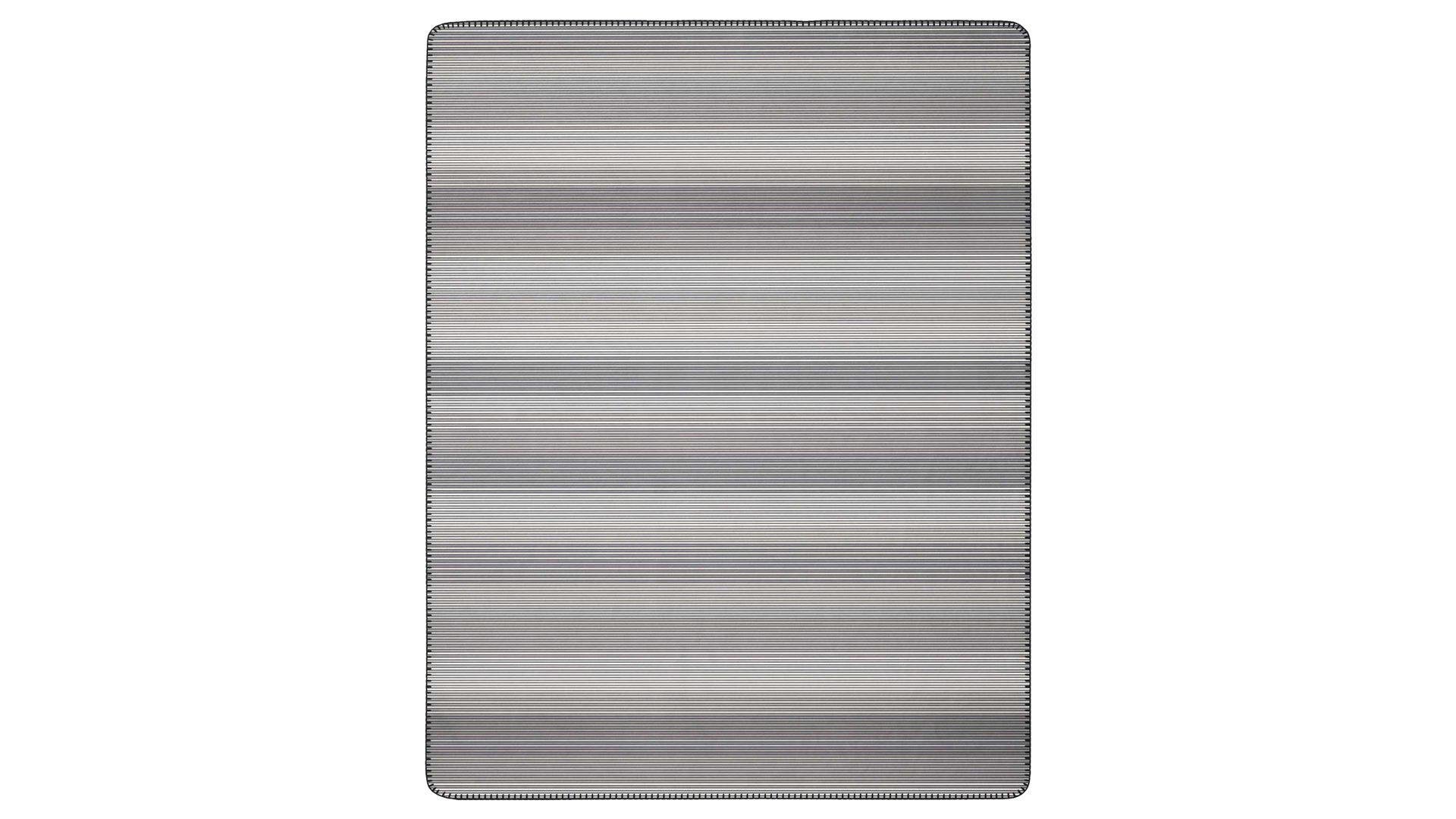 Wohndecke Biederlack aus Mischgewebe in Grau biederlack Wohndecke Lines Grautöne – ca. 180 x 220 cm