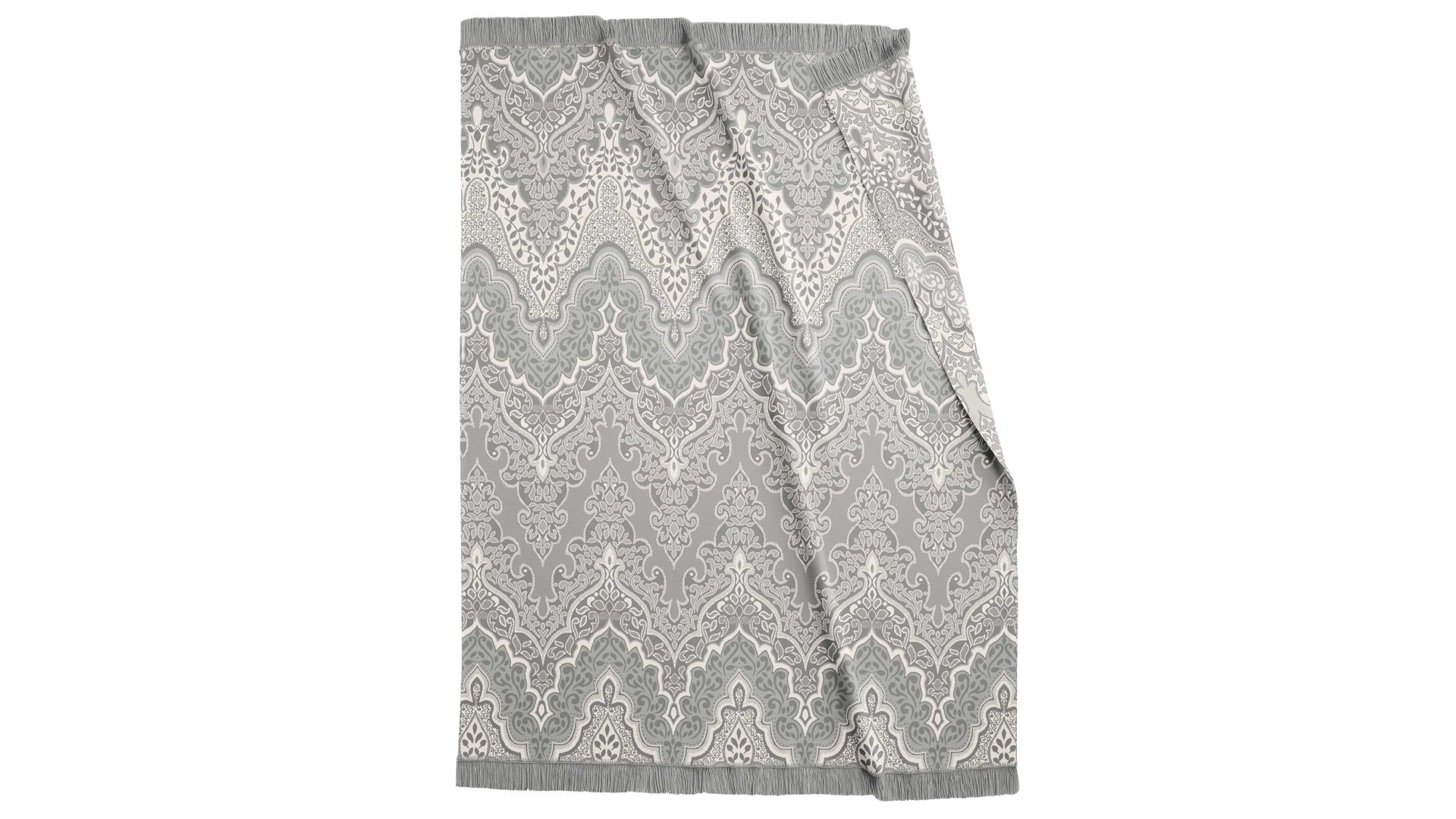 Wohndecke Biederlack aus Mischgewebe in Grau biederlack Wohndecke Lace Grau – ca. 150 x 200 cm