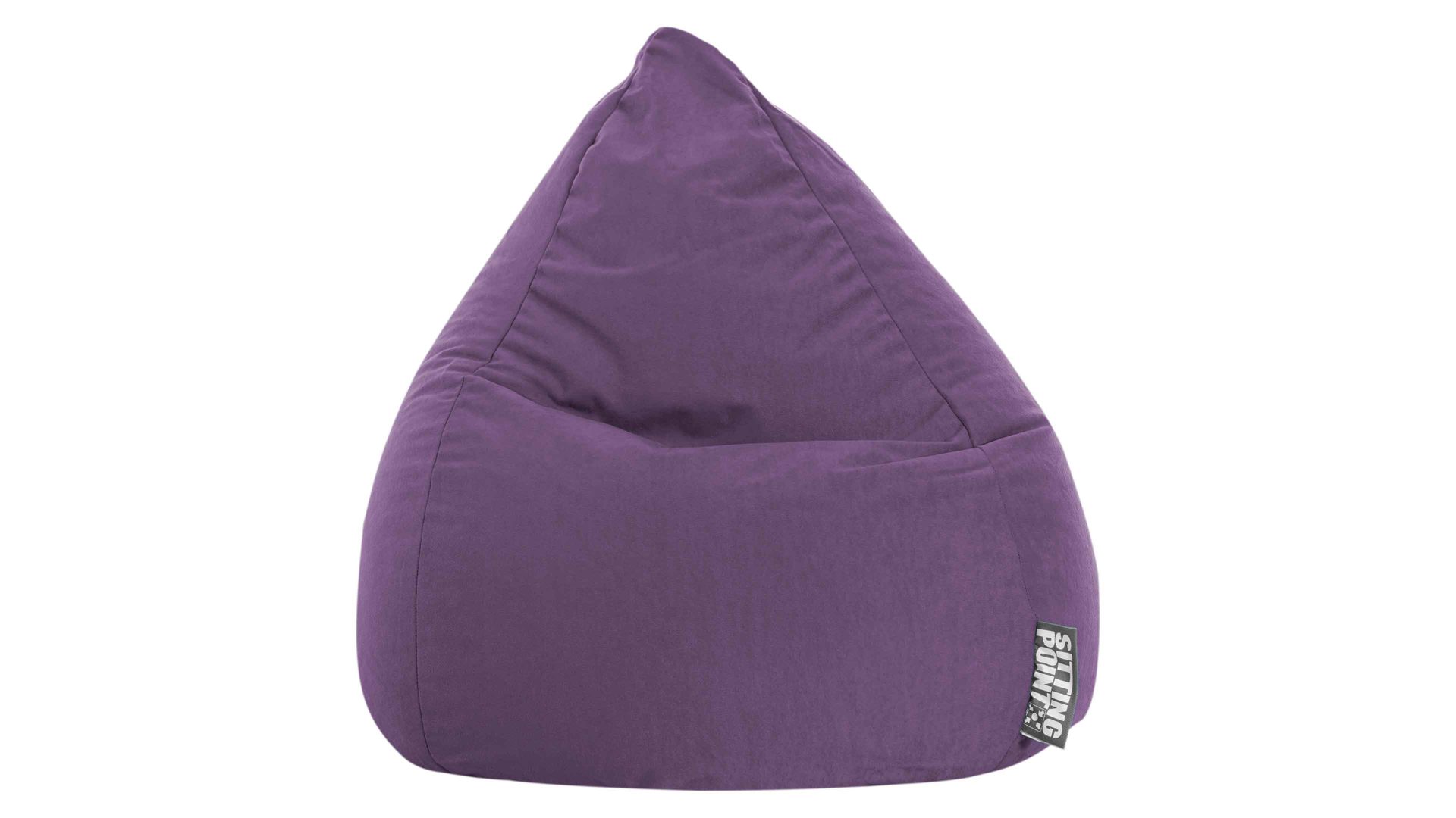 Standard-Sitzsack Magma sitting point aus Kunstfaser in Lila SITTING POINT beanbag easy XL als Sitzmöbel lila Mikrofaser - ca. 220 Liter