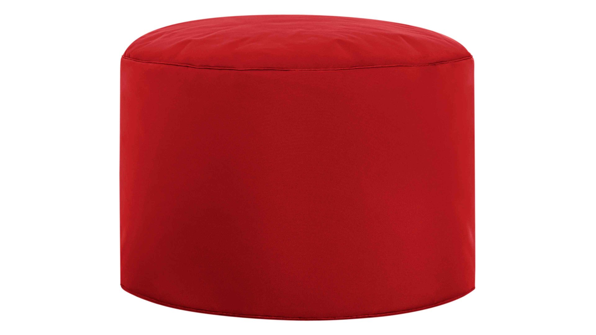 Sitzsack-Hocker Magma sitting point aus Kunstfaser in Rot SITTING POINT Sitzsack-Hocker dotcom scuba® als Gartenmöbel rote Kunstfaser – Durchmesser ca. 50 cm