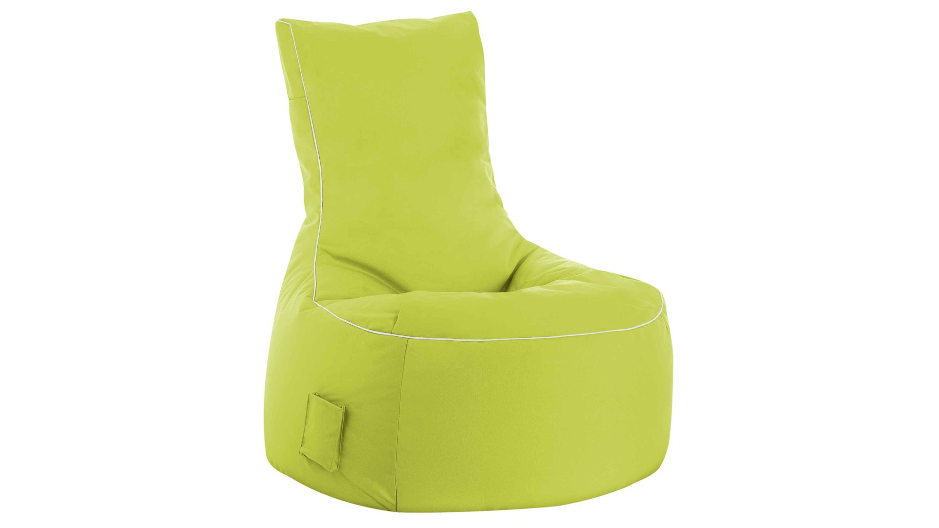 Sitzsack-Sessel Magma sitting point aus Kunstfaser in Hellgrün SITTING POINT Sitzsack-Sessel swing scuba® grüne Kunstfaser - ca. 95 x 90 x 65 cm