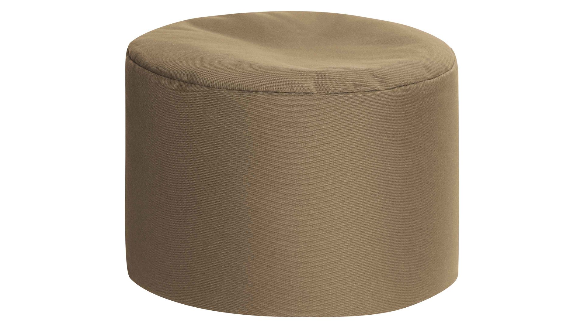 Sitzsack-Hocker Magma sitting point aus Kunstfaser in Braun SITTING POINT Sitzsack-Hocker dotcom outside als Kleinmöbel braune Outdoor-Kunstfaser – Durchmesser ca. 60 cm