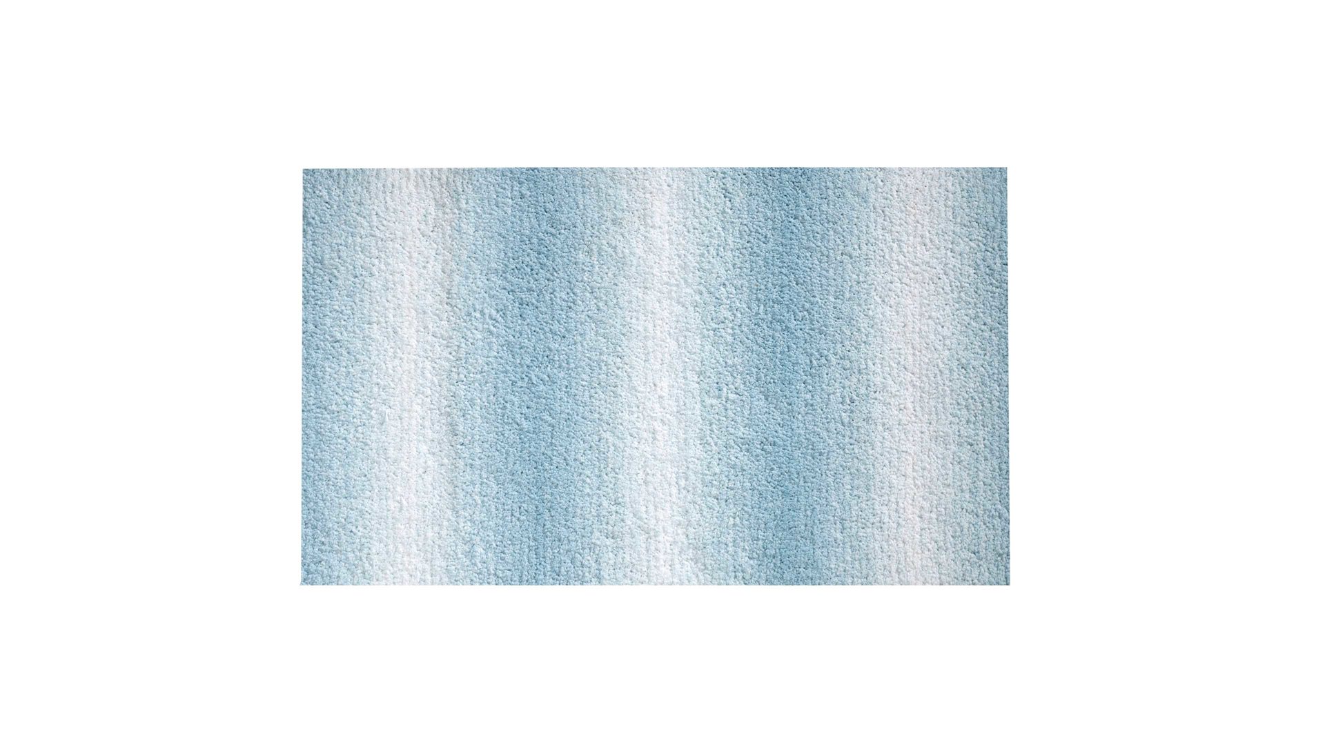 Badematte / Badeteppich Kela | keck & lang aus Baumwolle in Hellblau kela Badematte Ombre Frostblau - ca. 80 x 50 cm
