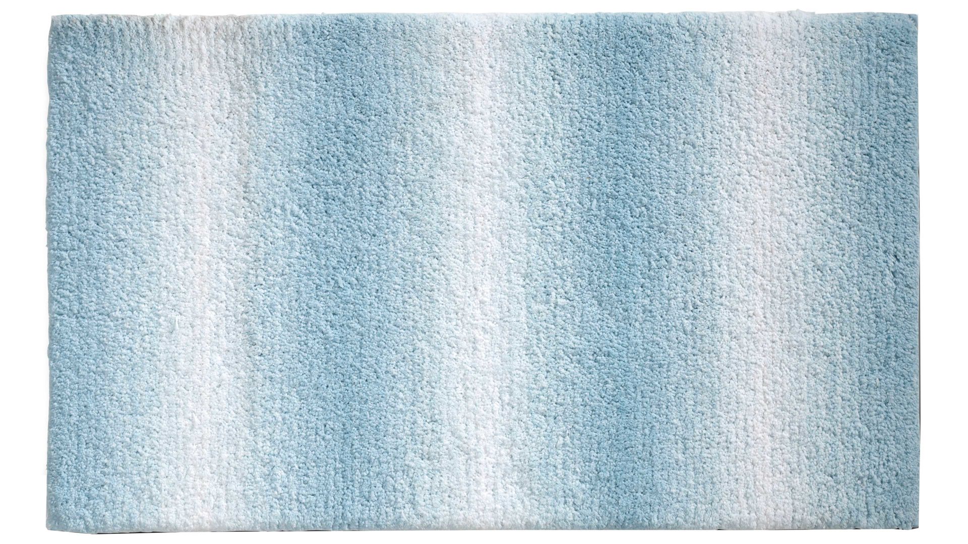 Badematte / Badeteppich Kela | keck & lang aus Kunstfaser in Hellblau kela Badematte Ombre Frostblau - ca. 120 x 70 cm