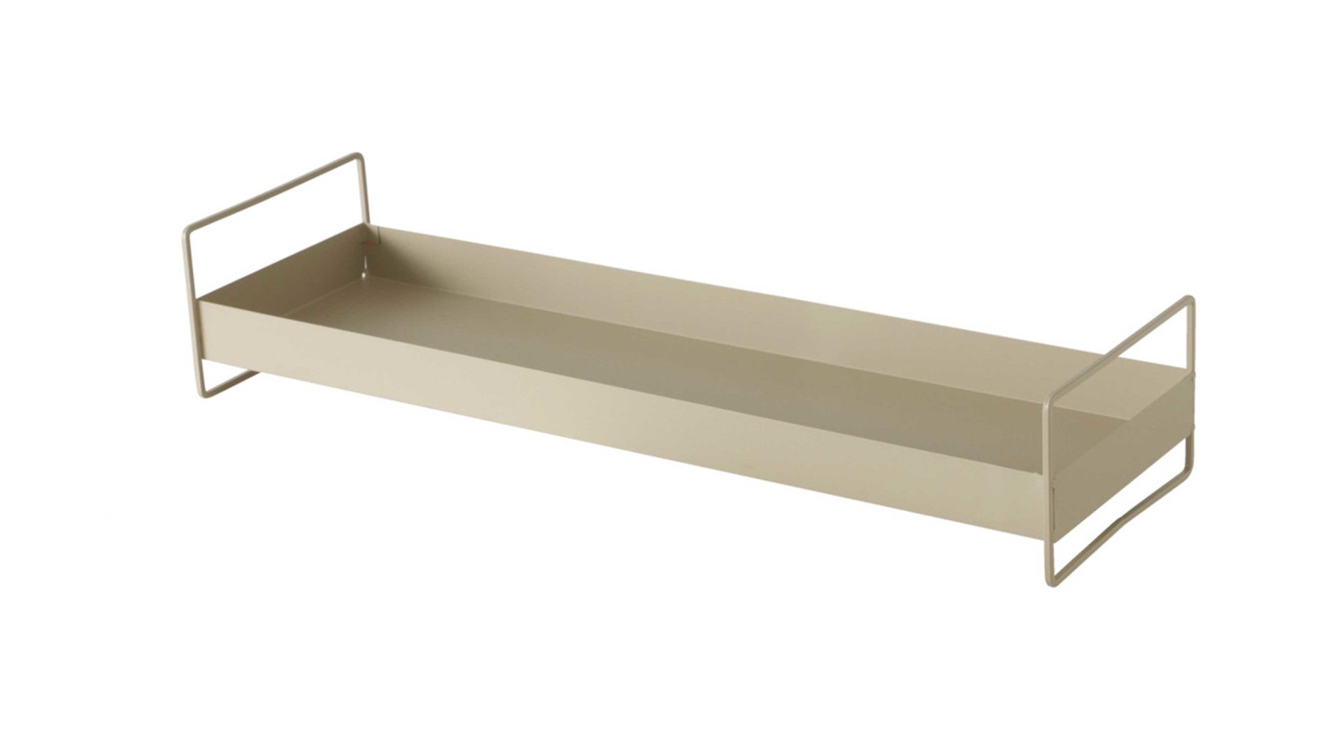 Tablett Interliving BEST BUDDYS! aus Metall in Beige Interliving BEST BUDDYS! Tablett Wolga beiges Metall - Länge ca. 50 cm