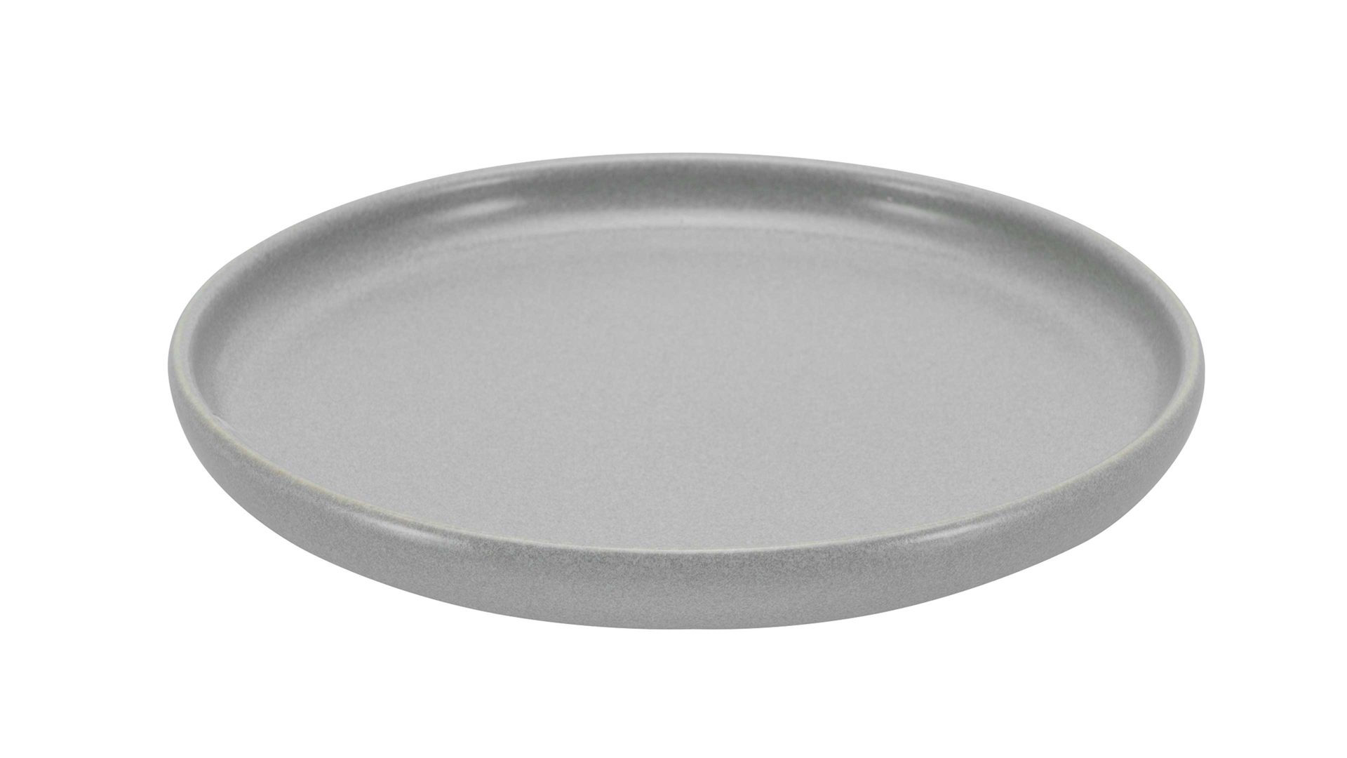 Kuchen- / Frühstücks- / Dessertteller Creatable aus Keramik in Grau CREATABLE Uno – Brotteller graues Steinzeug – Durchmesser ca. 18 cm