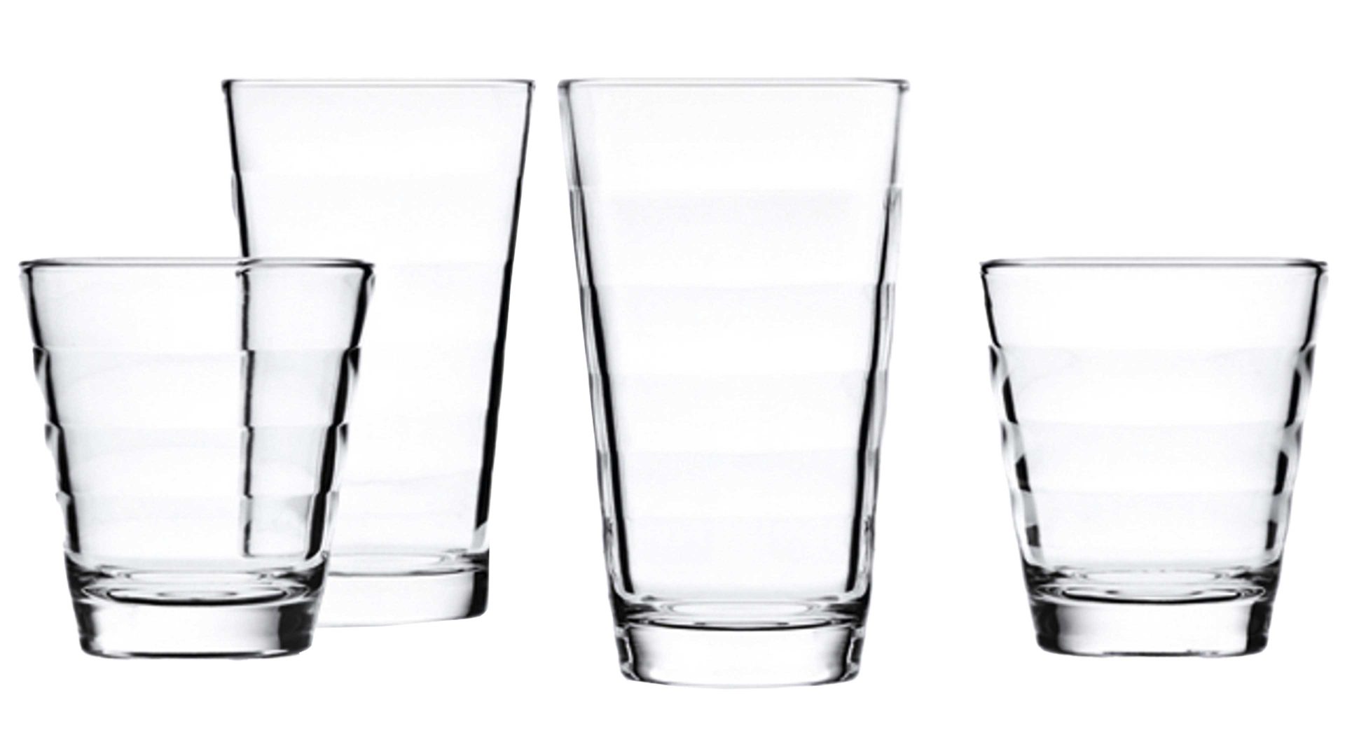 Glas-Set Leonardo | glaskoch aus Glas in Transparent LEONARDO Bechergläser-Set Bari Klarglas – achtteilig