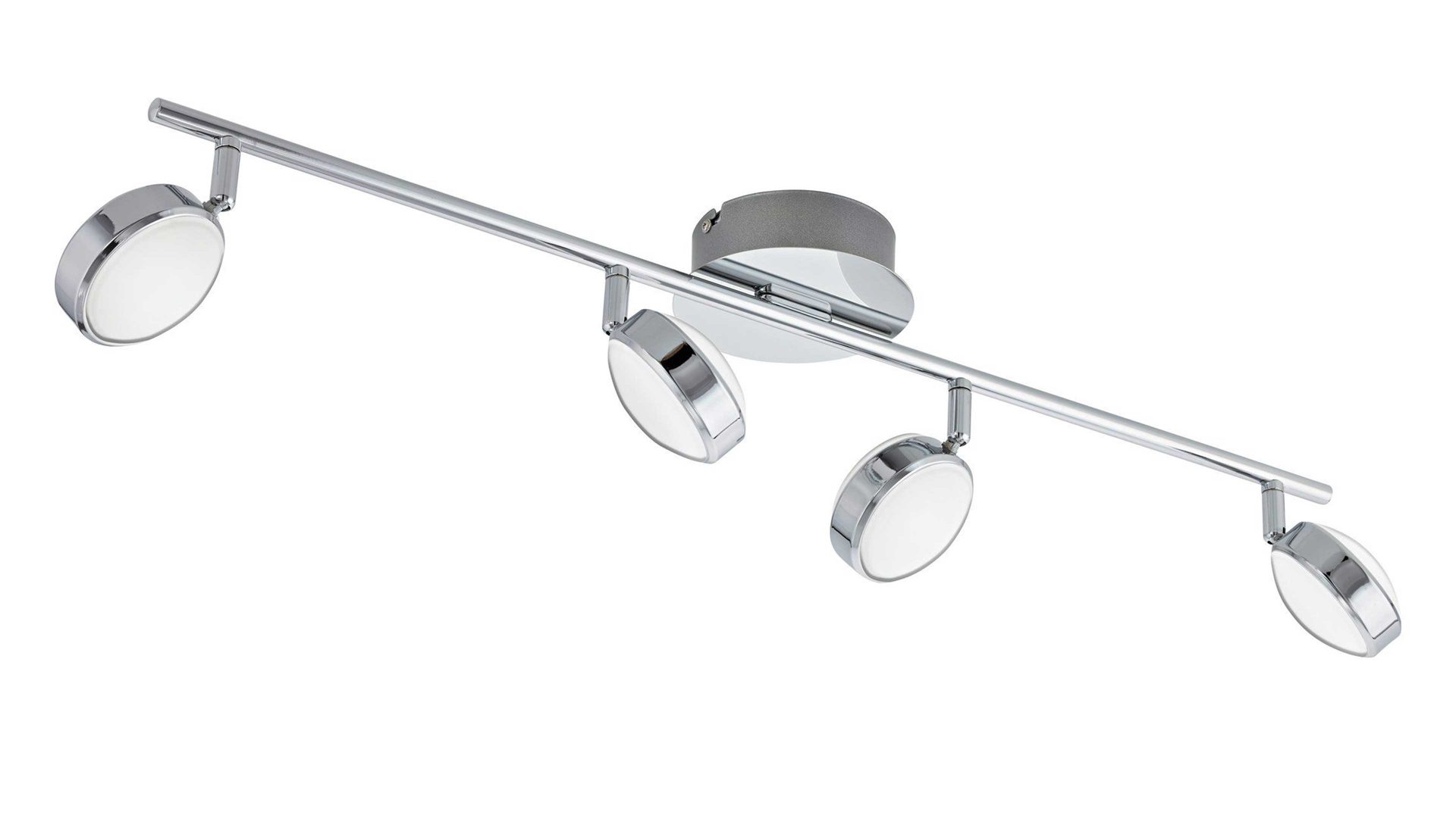 Deckenleuchte Eglo aus Metall in Chrom EGLO LED-Deckenleuchte Salto Chrom – Länge ca. 76 cm