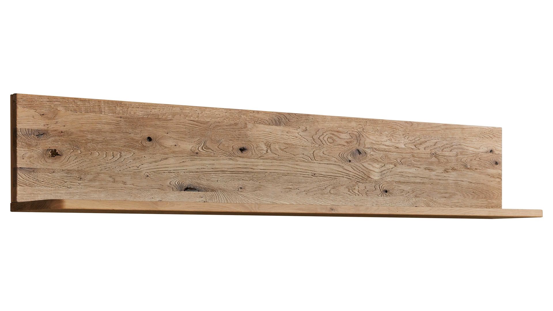 Wandregal Decker aus Holz in Holzfarben Wandboard biancofarbene Wildeiche – Breite ca. 180 cm