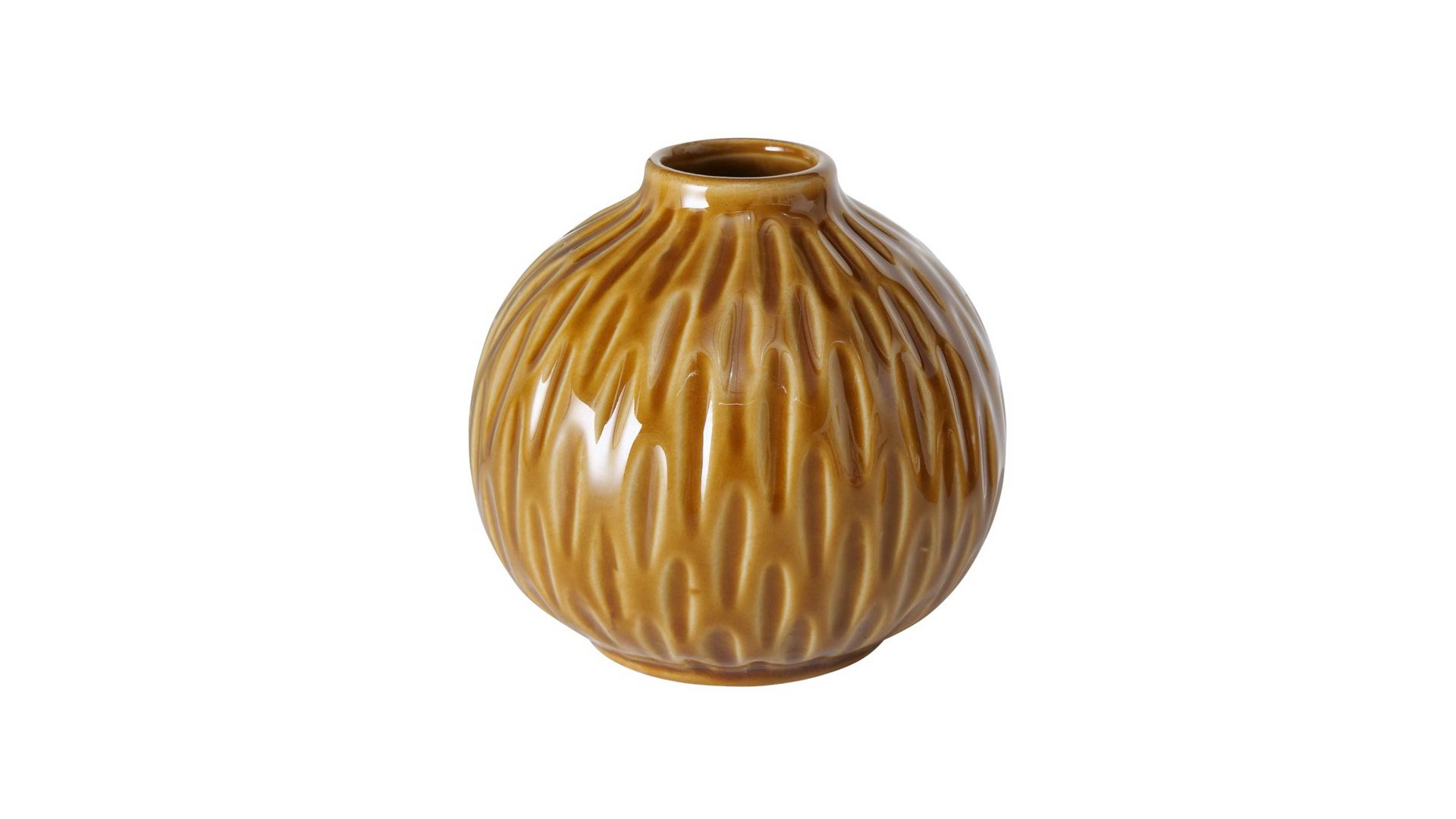 Vase Boltze aus Porzellan in Braun Vase Zalina braunes Porzellan – Höhe ca. 9 cm