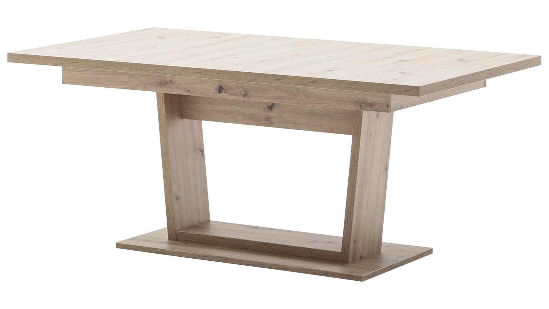 Auszugtisch Mca furniture aus Holz in Holzfarben Wohnprogramm Meran - Auszugtisch Meran Balkeneiche – ca. 180-280 x 100 cm