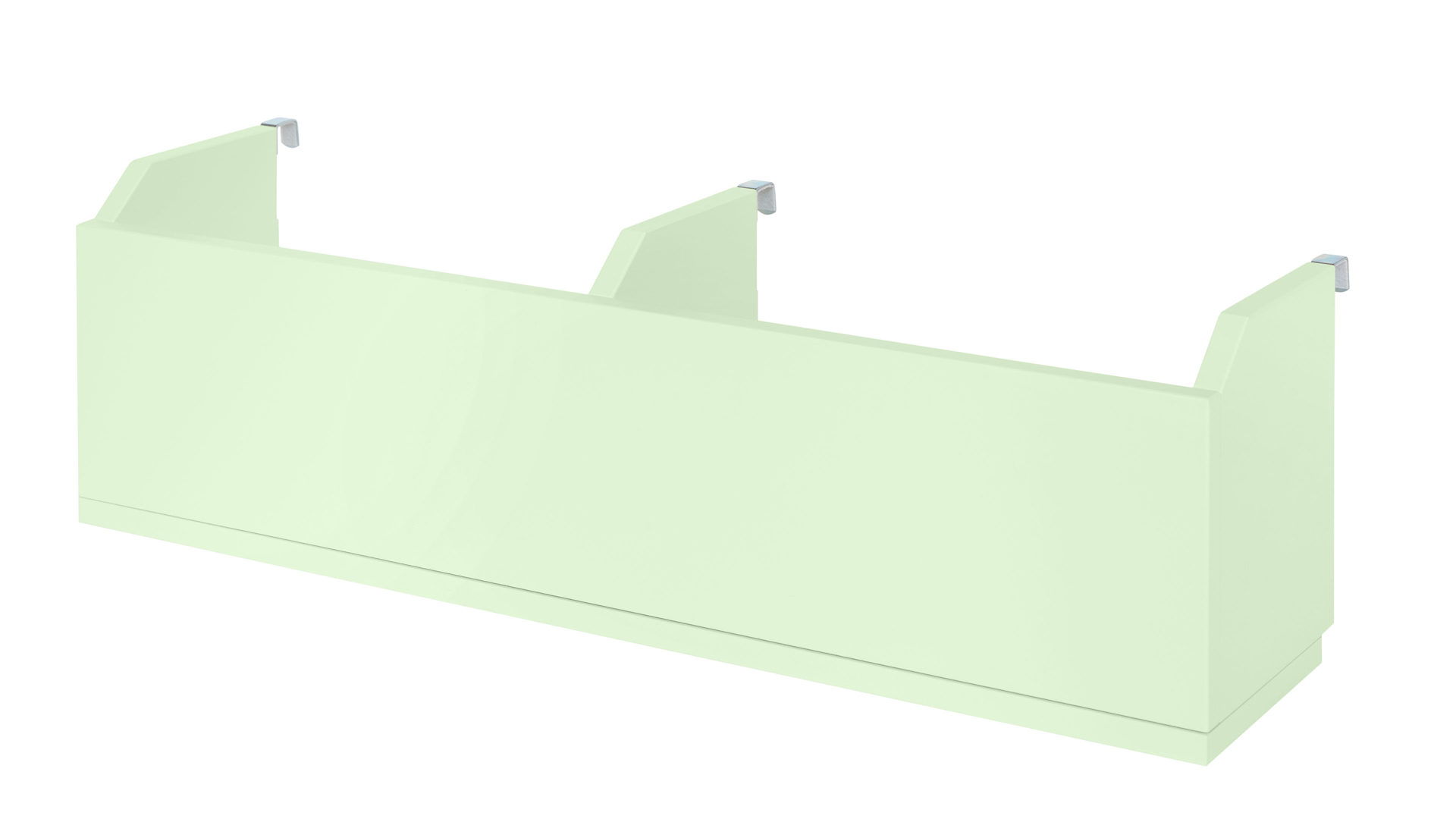 Spielbett-Zubehör Manis-h® aus Holz in Grün Manis-h® Bettregal hellgrünes MDF - Länge ca. 87 cm