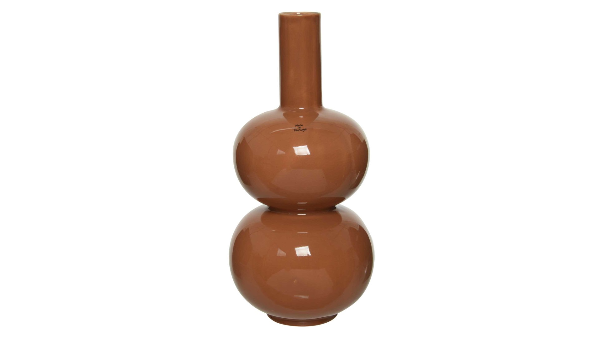 Vase Interliving BEST BUDDYS! aus Keramik in Braun Interliving BEST BUDDYS! Vase braunes Steingut - Höhe ca. 40 cm